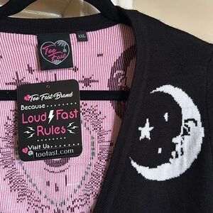NWT Too Fast All Seeing Cardigan. XXL size 12/14